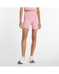 New Balance - Donna Nb Harmony High Rise Short 6" - Lyst