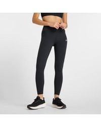 New Balance - Mujer Nb Harmony High Rise Legging 27" En, Poly Knit, Talla - Lyst