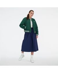 New Balance - Sportswear's Greatest Hits Varsity Jacket In Cotton - Lyst