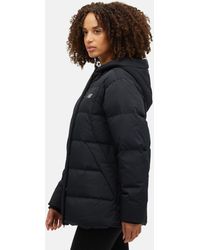 New Balance - Nbx Soft Alpine Icon Down Jacket In Black Polywoven - Lyst