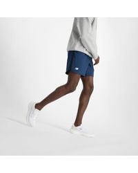 New Balance - Tournament Short In Blue Polywoven - Lyst