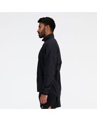 New Balance - London Edition Nb Athletics Packable Run Jacket In Black Polywoven - Lyst