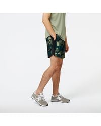 New Balance - Printed Accelerate 7 Inch Short In Polywoven - Lyst
