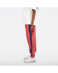 New Balance - Athletics Remastered Woven Pant In Red Polywoven - Lyst