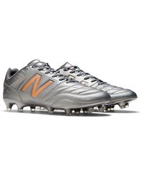New Balance - 442 V2 Pro Fg In Grey/blue/brown Leather - Lyst