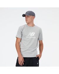 New Balance - Homme Sport Essentials Logo T-Shirt En, Cotton, Taille - Lyst