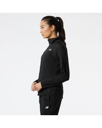 New Balance - Accelerate Half Zip In Poly Knit - Lyst