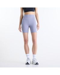 New Balance - Nb Harmony High Rise Short 6" - Lyst
