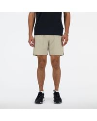 New Balance - Ac Lined Short 7" In Grey Polywoven - Lyst