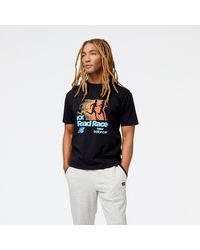 New Balance - Athletics Remastered Graphic Cotton Jersey Short Sleeve T-shirt In Black - Lyst