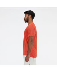 New Balance - Athletics t-shirt in rot - Lyst
