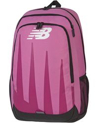 New Balance Nb Oversized Print Backpack - Roze