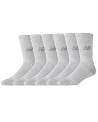 New Balance - Active Crew Socks 6 Pack - Lyst