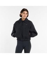 New Balance - Woven Bomber Jacket - Lyst