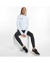 New Balance - Run For Life Athletics Heat Grid Half Zip Shirt - Lyst