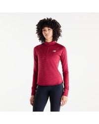 New Balance - Rc Essential Heat Grid 1/2 Zip - Lyst