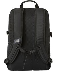 New Balance - Logo Backpack In Black Polyester - Lyst