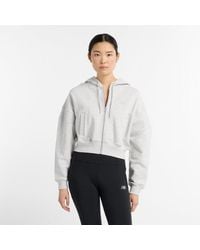 New Balance - French Terry Full Zip - Lyst
