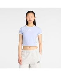 New Balance - Trackside Ringer T-Shirt - Lyst