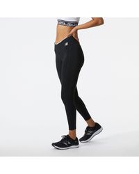 New Balance - Accelerate Colorblock Tight In Poly Knit - Lyst