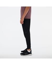 New Balance - Tenacity Stretch Woven Pant In Black Polywoven - Lyst