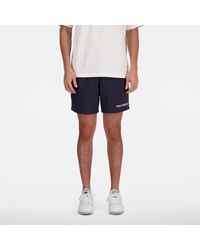 New Balance - Archive Stretch Woven Short In Black Polywoven - Lyst