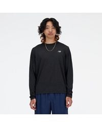 New Balance - Homme Athletics Long Sleeve En, Poly Knit, Taille - Lyst