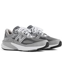 New Balance - Made In Usa 990v6 In Grey Suede/mesh - Lyst