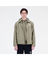 New Balance - Eential Reiagined Woven Jacket - Lyst