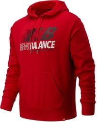 new balance red hoodie