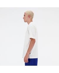 New Balance - Athletics baseball t-shirt in weiß - Lyst