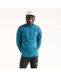 New Balance - Rc Essential Heat Grid 1/2 Zip - Lyst