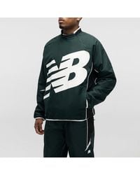 New Balance - Basketball Windbreaker Pullover Top - Lyst