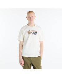 New Balance - Athletics Premium Relaxed Chest Logo T-Shirt - Lyst