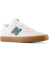 New Balance - Nb Numeric 574 Vulc In White/green Suede/mesh - Lyst