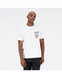 New Balance - Homme Essentials Reimagined Graphic Cotton Jersey Short Sleeve T-Shirt En, Taille - Lyst