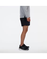 New Balance - Ac lined short 5" in nero - Lyst