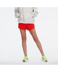New Balance - Femme Rc Short 3&Quot; En, Polywoven, Taille - Lyst