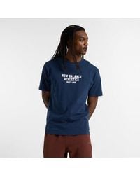 New Balance - Varsity Graphic T - Lyst
