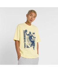 New Balance - Hoops Graphic Vintage T-Shirt - Lyst