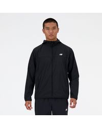 New Balance - Athletics woven jacket in schwarz - Lyst