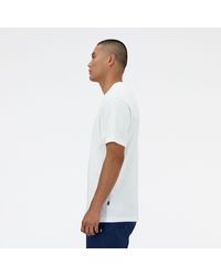 New Balance - Athletics never age t-shirt in bianca - Lyst