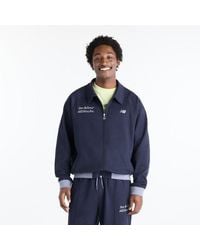 New Balance - Sport Legacy Pique Jacket - Lyst