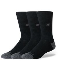 New Balance - Active Premium Crew 3 Pack Socks 3 Pack - Lyst