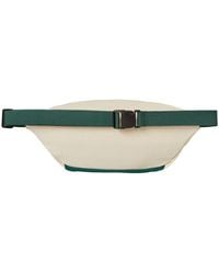 New Balance - Canvas Waist Bag In Green Cotton - Lyst