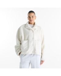 New Balance - High Pile Fleece Jacket - Lyst