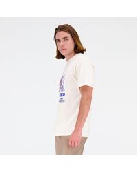 New Balance - Athletics remastered graphic cotton jersey short sleeve t-shirt - Lyst