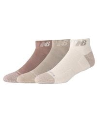New Balance - Active Low Cut Socks 3 Pack - Lyst