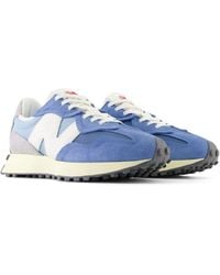 New Balance - 327 In Blue Suede/mesh - Lyst