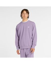 New Balance - Sport Essentials French Terry Crew - Lyst